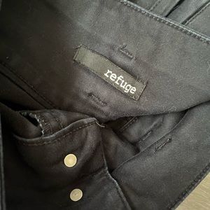 black/navy refuge shorts